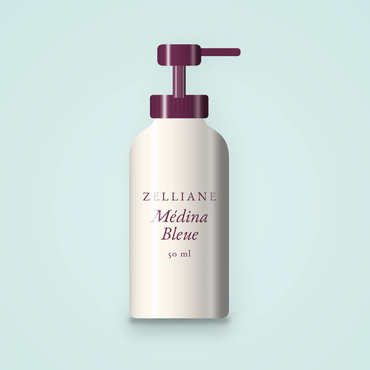 Sérum liftant Médina Bleue – Zelliane, flacon-pompe 50 ml