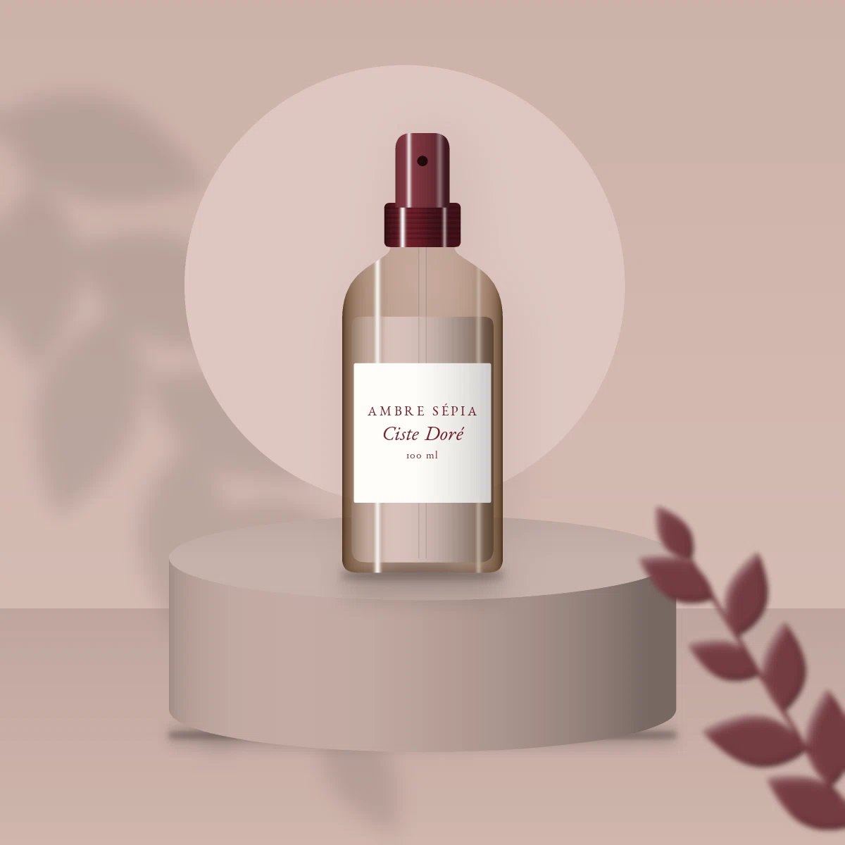 Brume parfumée Ciste Doré à la mûre – Ambre Sépia, photo d'ambiance