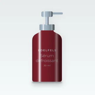 Sérum défroissant à l'extrait d'edelweiss – Edelfels, flacon-pompe 30 ml