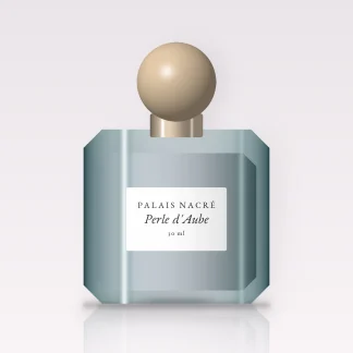 Parfum Perle d'Aube charnel au cacao – Palais Nacré, flacon 30 ml