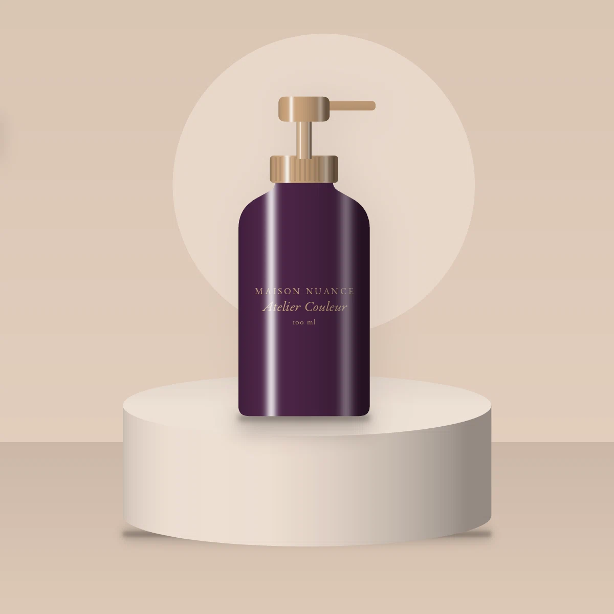 Shampooing Atelier Couleur à l'huile d'argan – Maison Nuance, photo d'ambiance