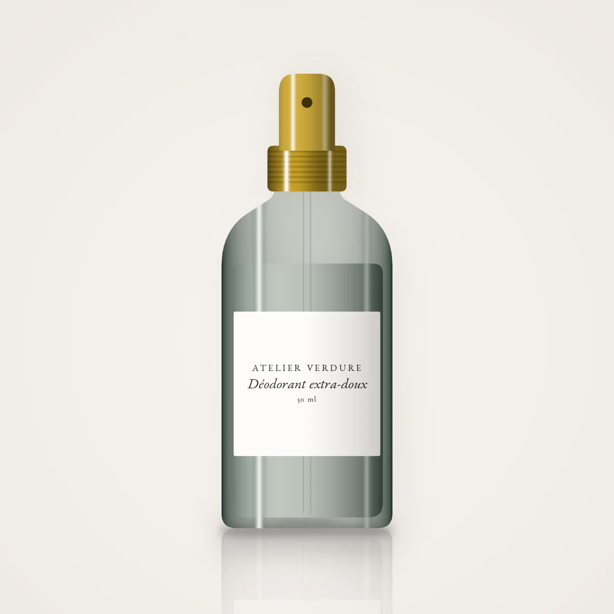 Déodorant extra-doux à l'argile blanche – Atelier Verdure, flacon spray 50 ml