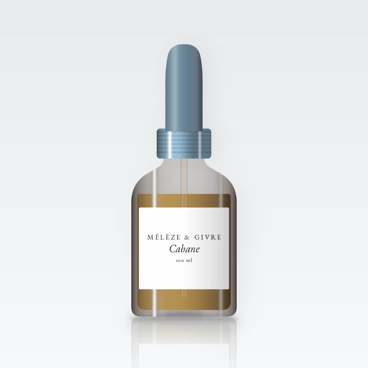 Huile capillaire disciplinante Cabane – Mélèze & Givre, flacon compte-gouttes 100 ml