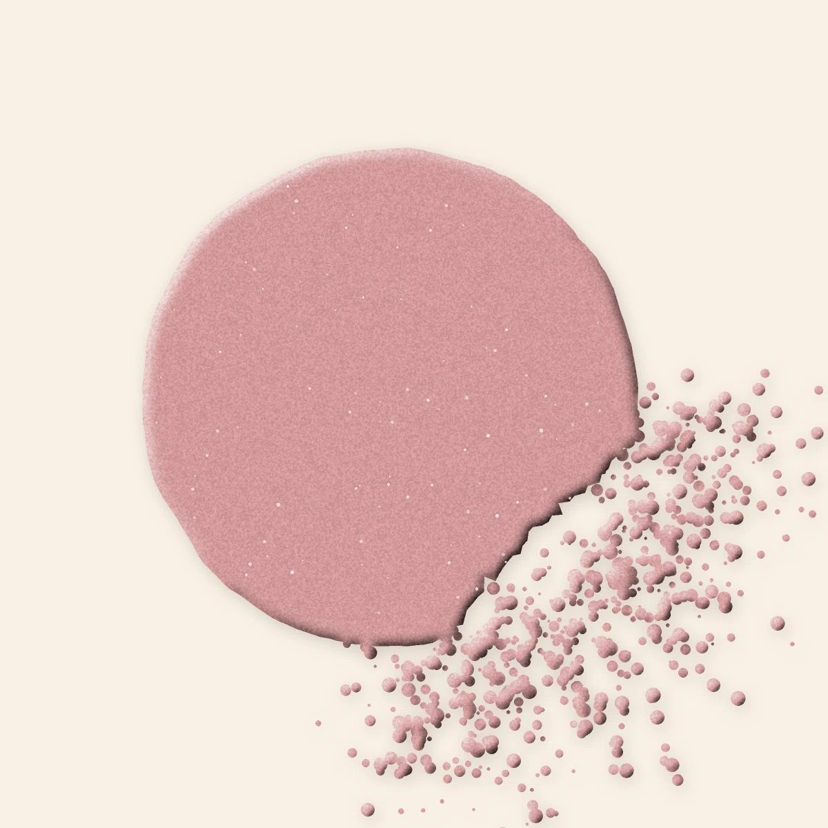 Palette yeux résistante à l'eau Colline Rouge – Terre d'Ocrelle, aperçu de la teinte Tons rosés