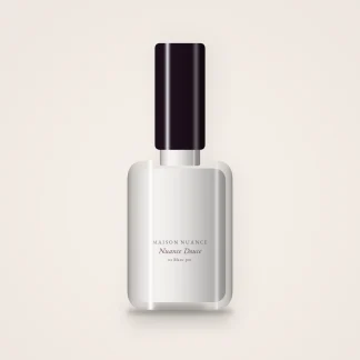 Vernis à ongles Nuance Douce à la camomille – Maison Nuance, flacon 12 ml, teinte 02 Blanc pur