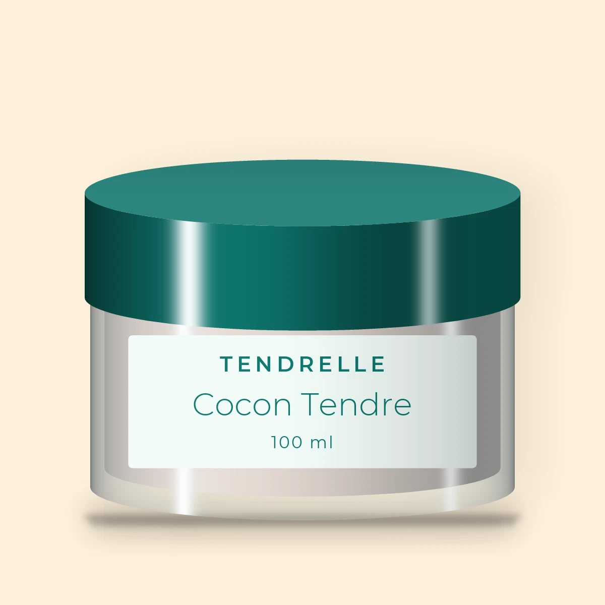 Masque visage Cocon Tendre au beurre de karité – Tendrelle, pot 100 ml