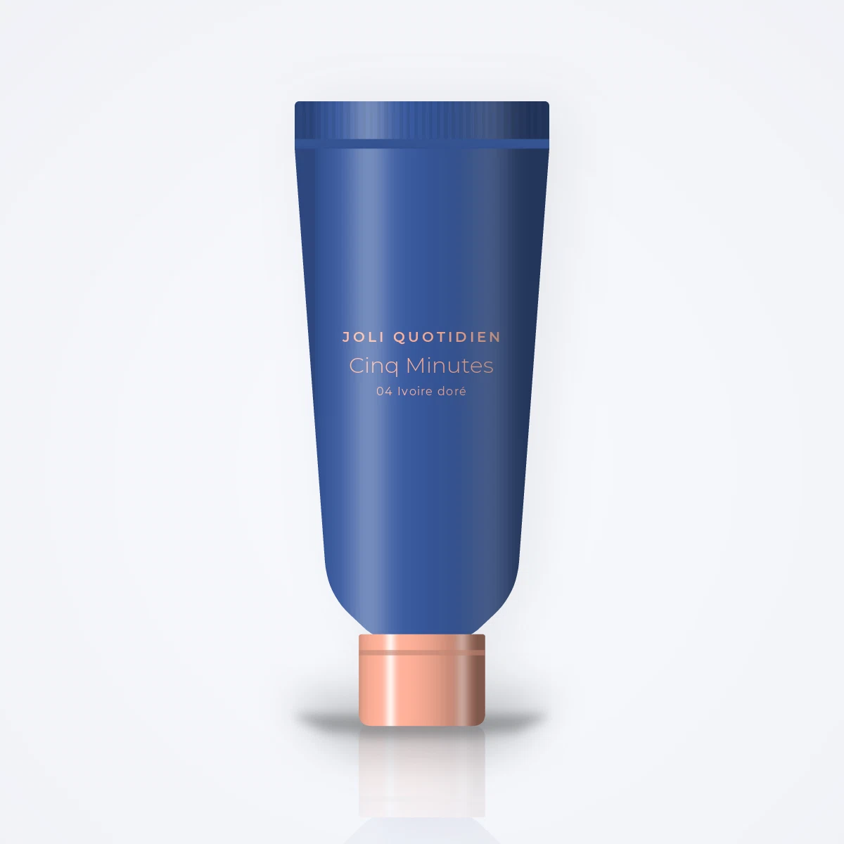 Fond de teint haute définition Cinq Minutes – Joli Quotidien, tube 35 ml, teinte 04 Ivoire doré