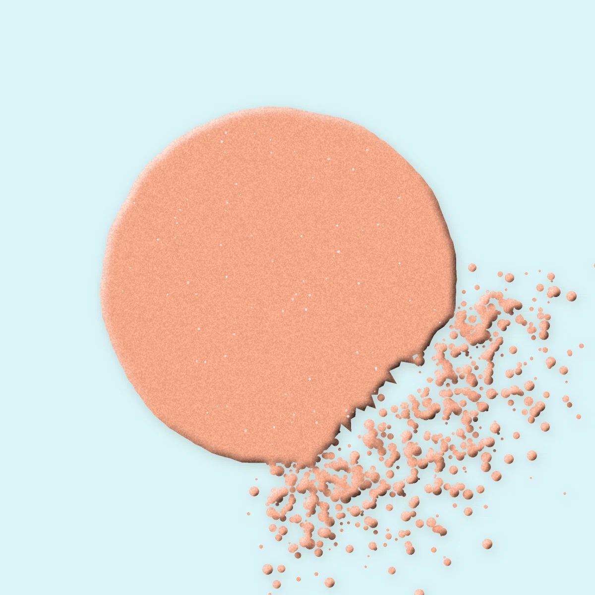 Blush Flash Couleur à la vitamine E – Chromalie, aperçu de la teinte 03 Pêche