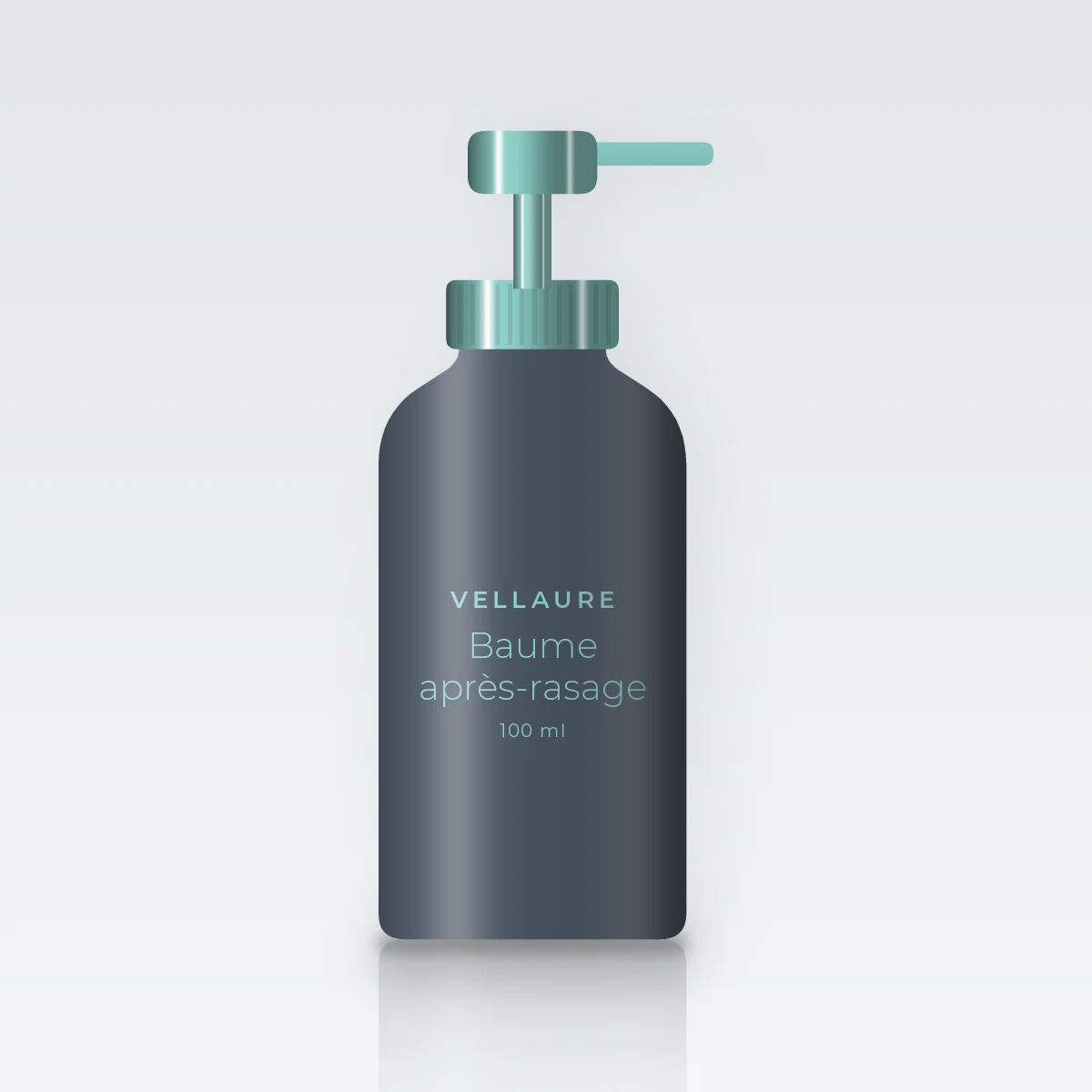Baume après-rasage désaltérant au squalane végétal – Vellaure, flacon-pompe 100 ml