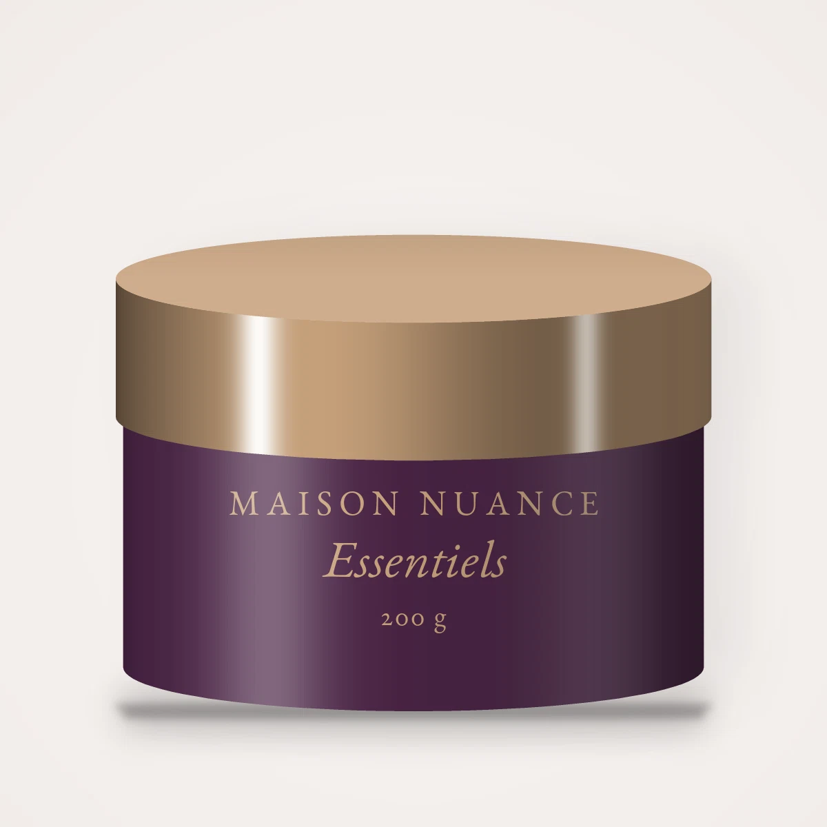 Gommage corps Essentiels au beurre de cacao – Maison Nuance, pot 200 g