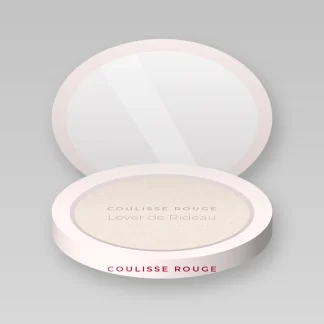 Poudre fixante Lever de Rideau – Coulisse Rouge, boîtier 9 g, teinte 01 Translucide