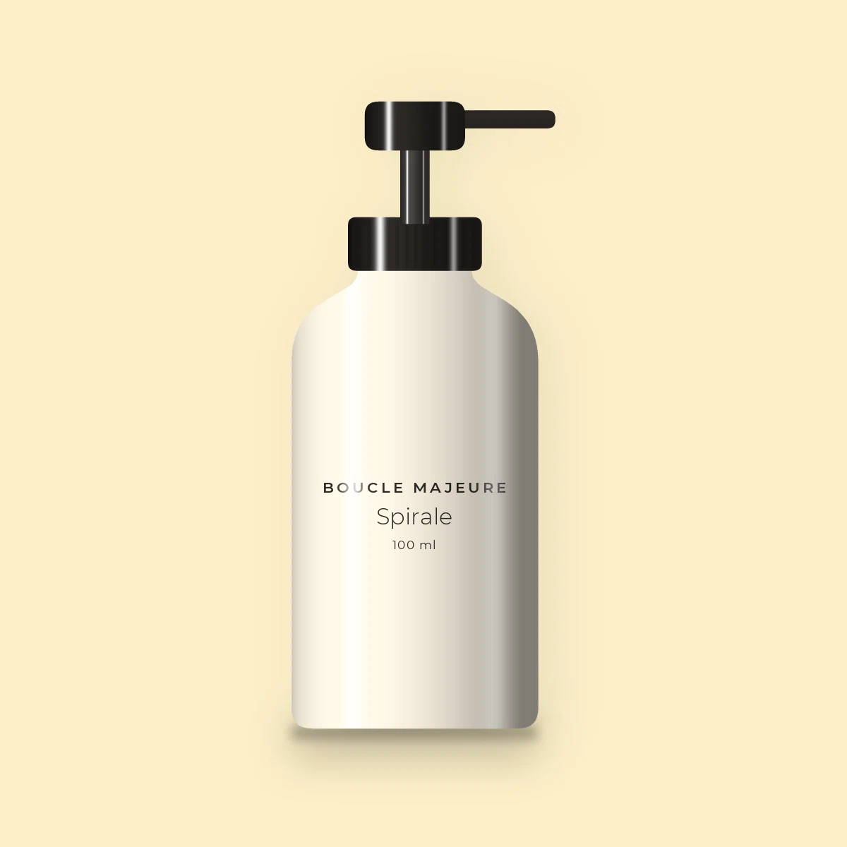 Shampooing anti-frisottis Spirale – Boucle Majeure, flacon-pompe 100 ml