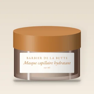 Masque capillaire hydratant au beurre de cupuaçu – Barbier de la Butte, pot 150 ml