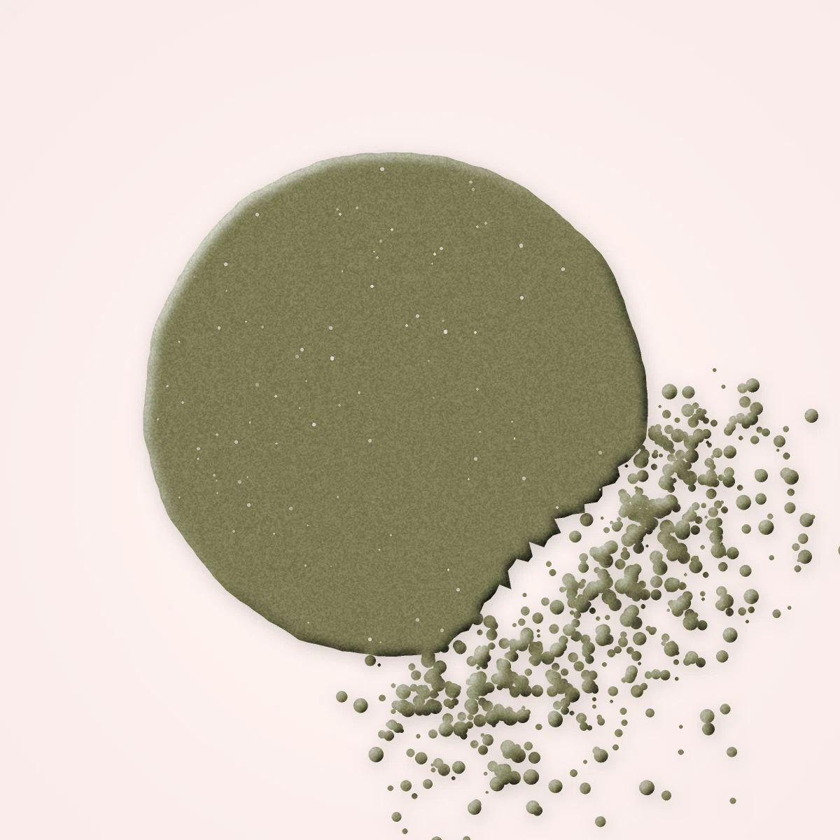 Palette yeux confort au kaolin – Joli Quotidien, aperçu de la teinte Tons kaki