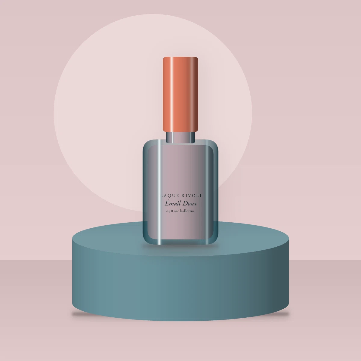 Vernis à ongles anti-écaillage Émail Doux – Laque Rivoli, photo d'ambiance