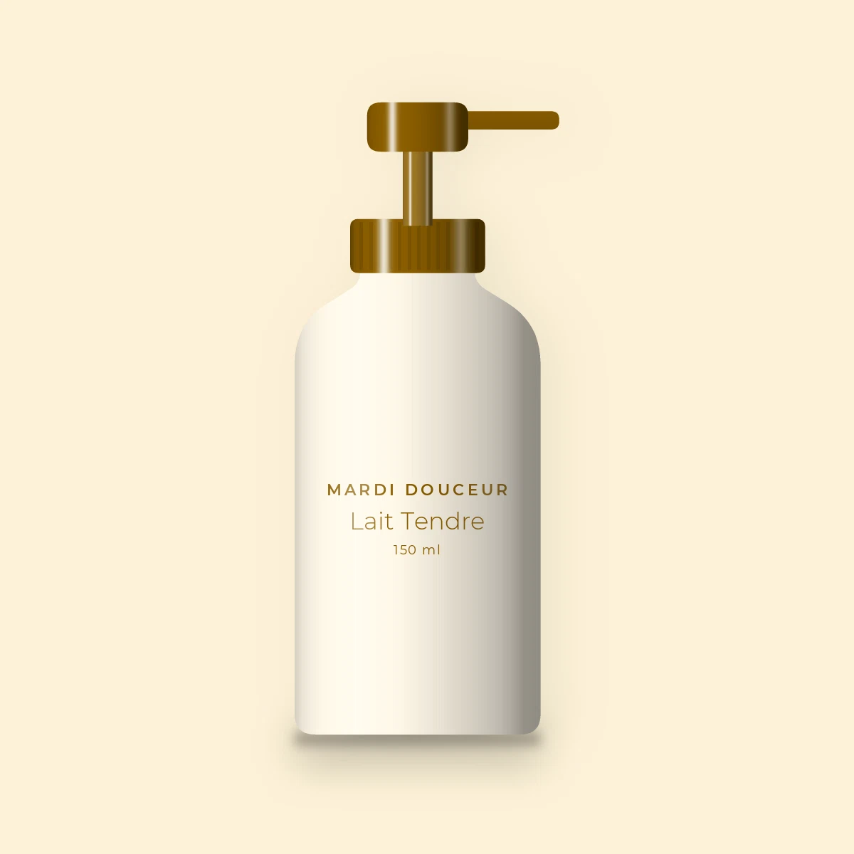 Nettoyant visage Lait Tendre à l'extrait de calendula – Mardi Douceur, flacon-pompe 150 ml