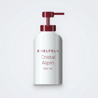 Nettoyant visage fraîcheur Cristal Alpin – Edelfels, flacon-pompe 150 ml