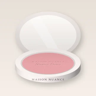 Blush haute pigmentation Nuance Douce – Maison Nuance, boîtier 6 g, teinte 01 Rose poudré