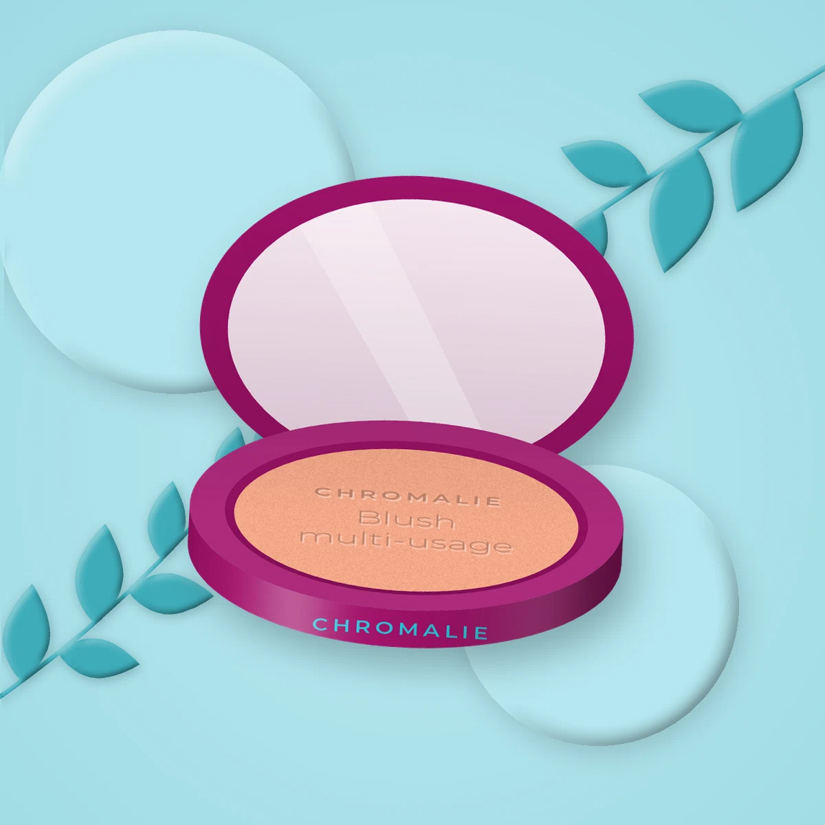 Blush multi-usage au squalane – Chromalie, photo d'ambiance