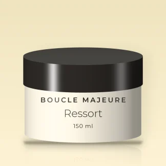 Masque capillaire Ressort à l'extrait de guimauve – Boucle Majeure, pot 150 ml