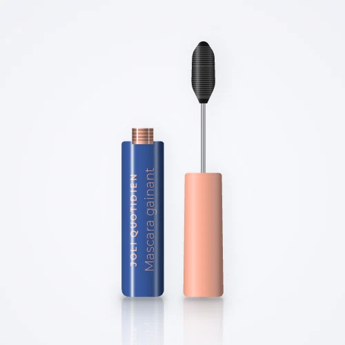 Mascara gainant au beurre de karité – Joli Quotidien, flacon et brosse 8 ml, teinte Noir