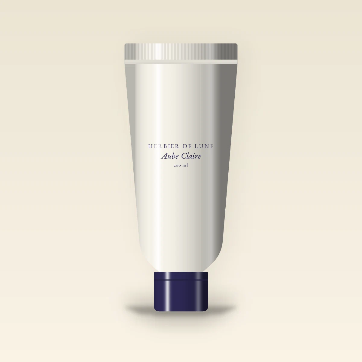 Soin sans rinçage Aube Claire à l'acide hyaluronique – Herbier de Lune, tube 200 ml