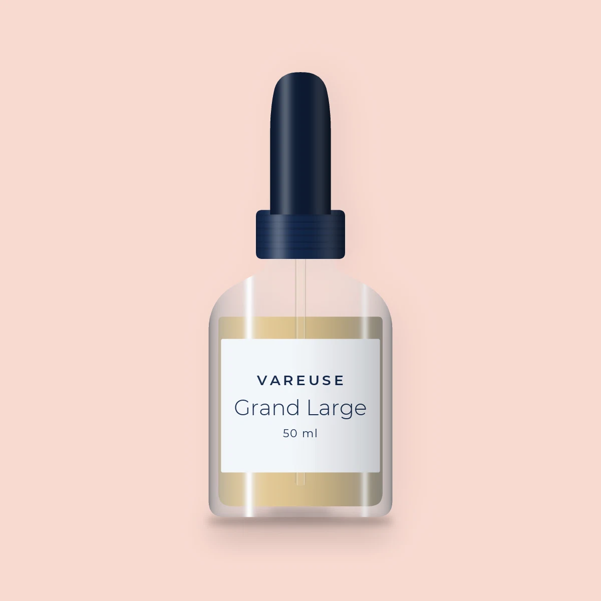 Huile à barbe Grand Large à l'abricot – Vareuse, flacon compte-gouttes 50 ml