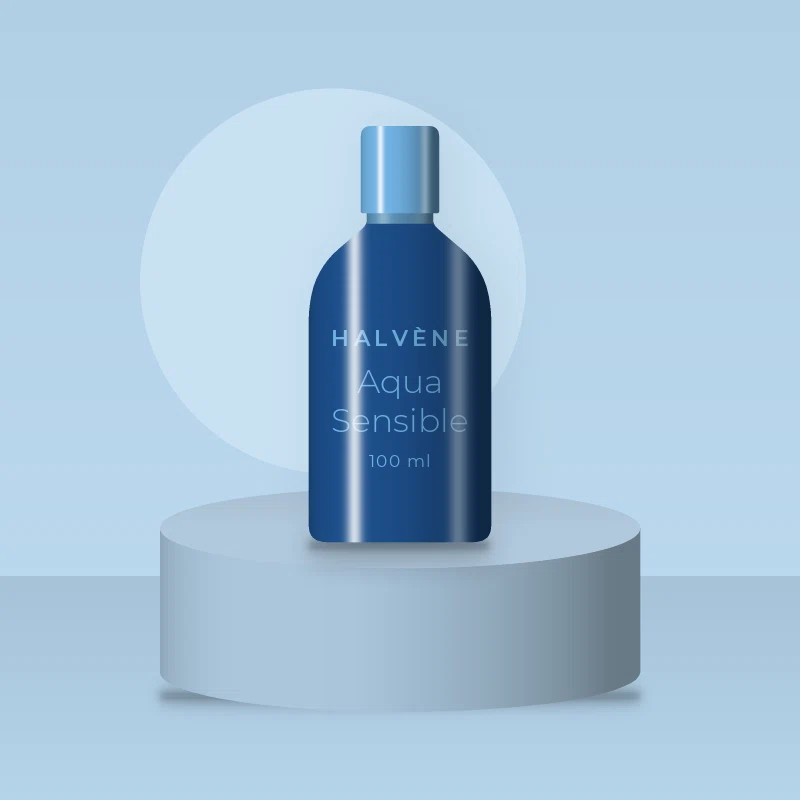 Aqua Sensible lotion tonique réconfortante – Halvène, photo d'ambiance