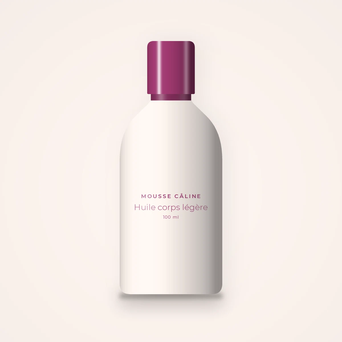 Huile corps sèche légère à la bourrache – Mousse Câline, flacon 100 ml
