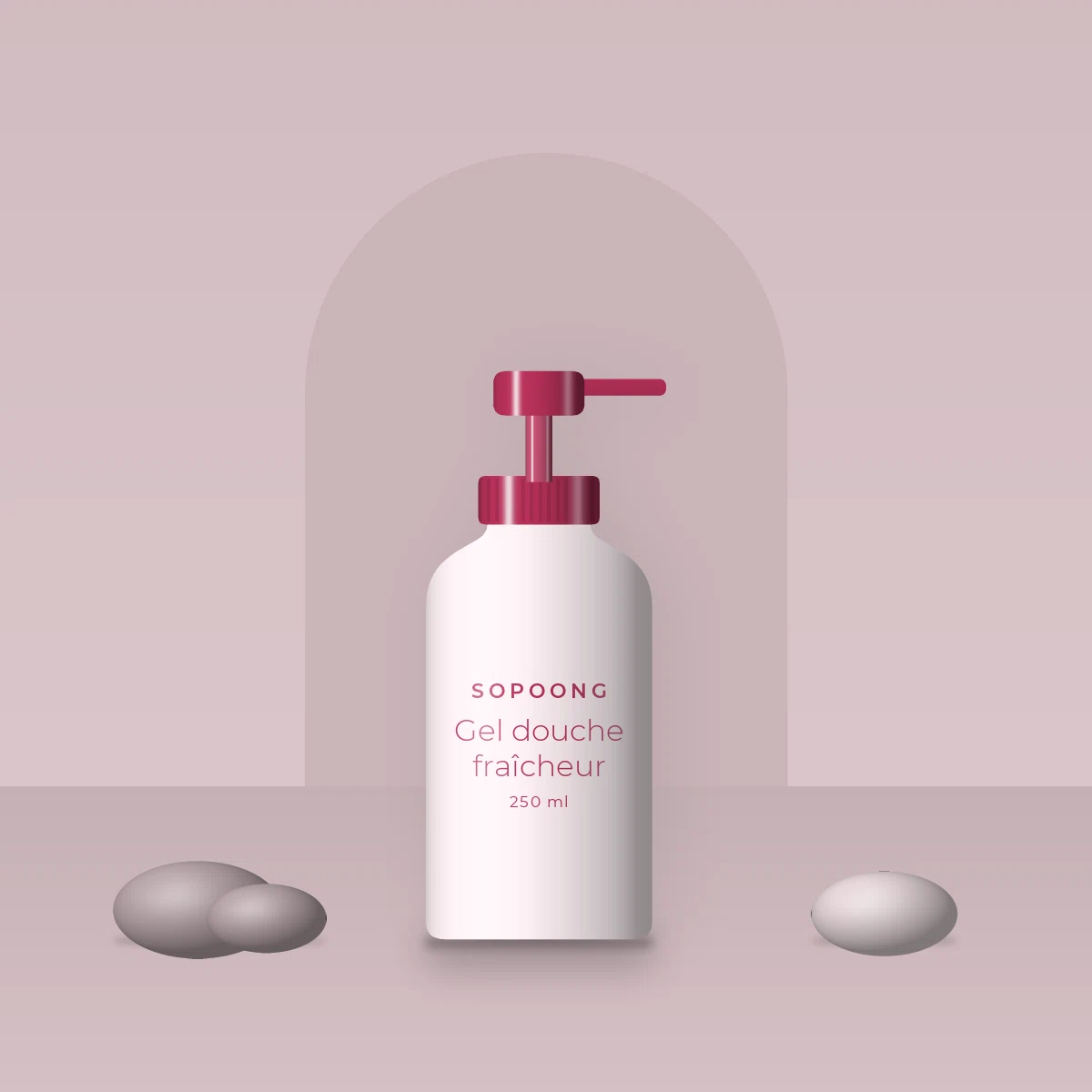 Gel douche et bain fraîcheur à la camomille – Sopoong, photo d'ambiance