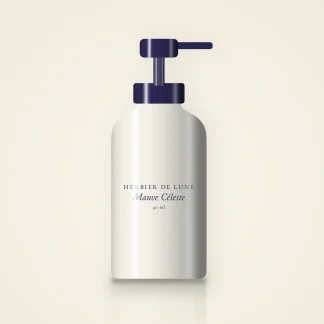 Crème hydratante jour et nuit Mauve Céleste – Herbier de Lune, flacon-pompe 40 ml