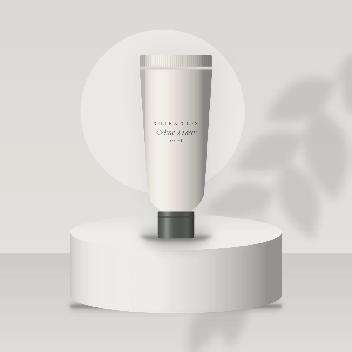 Crème à raser confort intense à l'aloe vera – Selle & Silex, photo d'ambiance