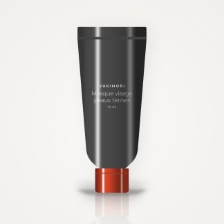 Masque visage peaux ternes à l'acide hyaluronique – Yukimori, tube 75 ml