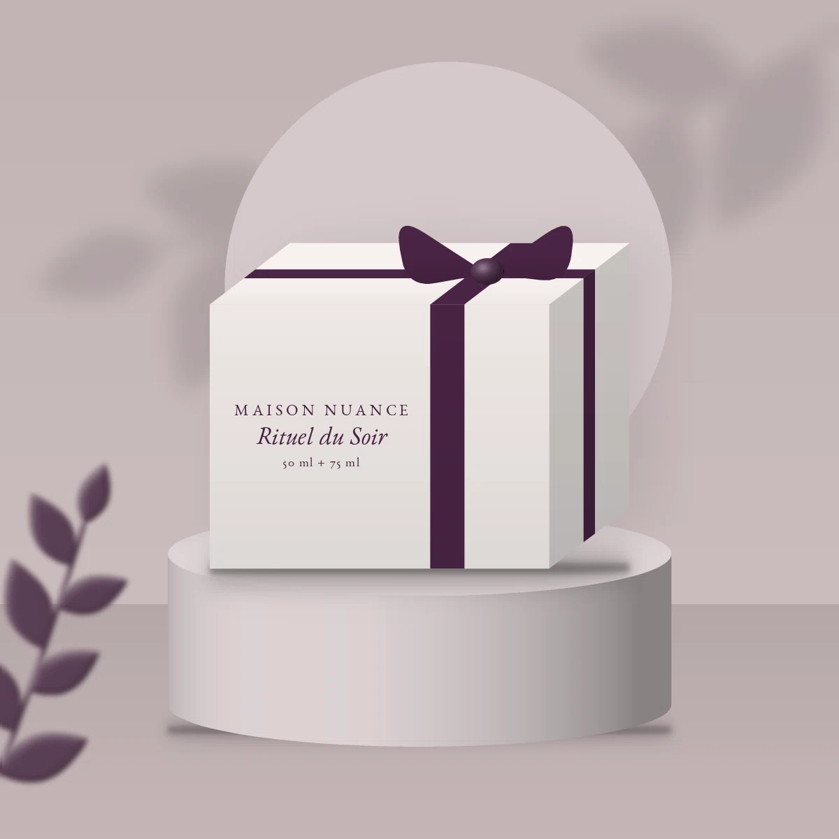 Coffret Rituel du Soir au poivre rose – Maison Nuance, photo d'ambiance
