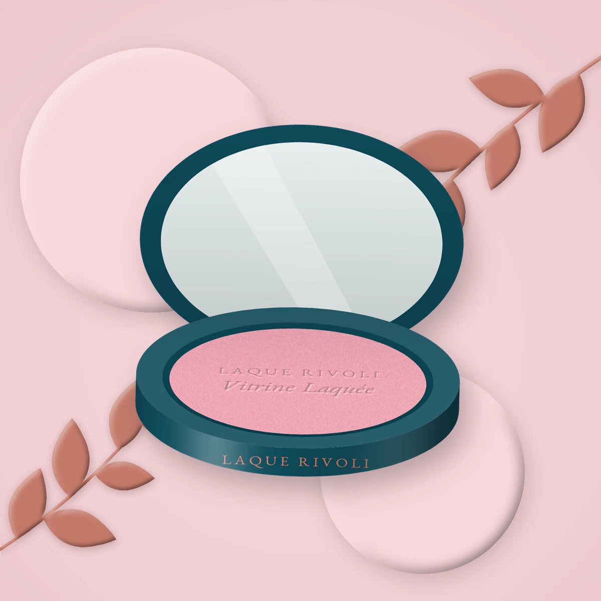 Blush fraîcheur Vitrine Laquée – Laque Rivoli, photo d'ambiance