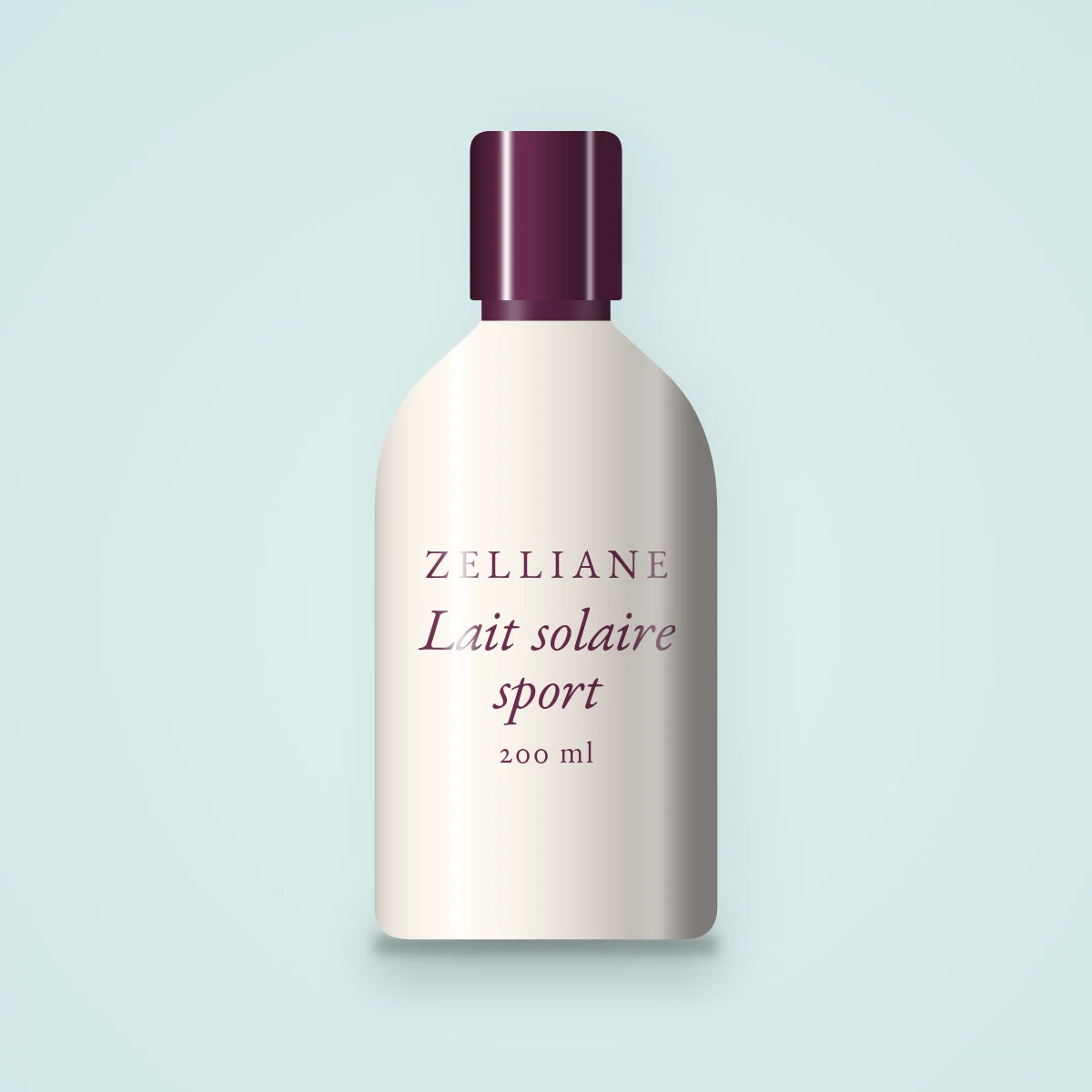 Lait solaire sport au bisabolol SPF 30 – Zelliane, flacon 200 ml