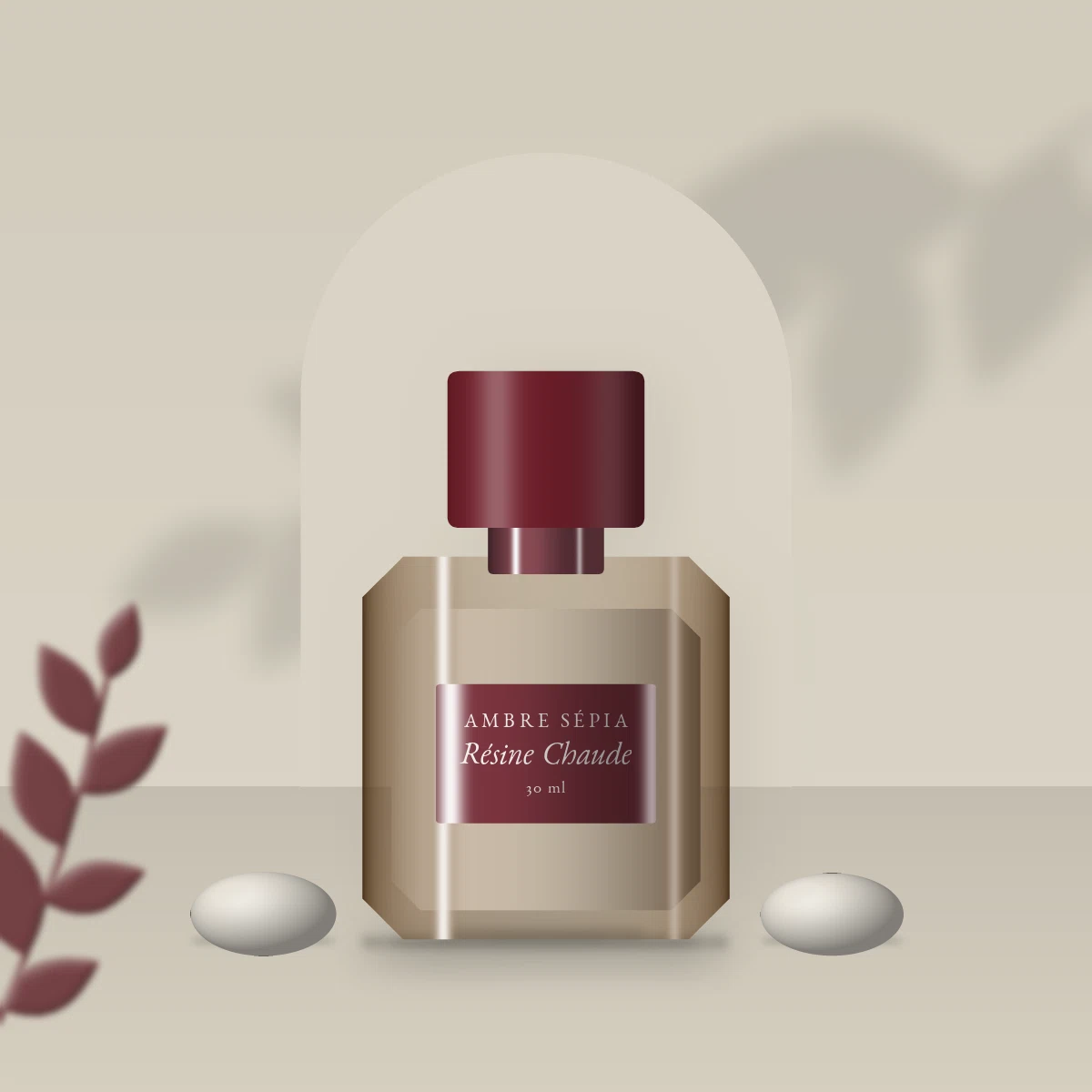 Parfum Résine Chaude sibyllin – Ambre Sépia, photo d'ambiance