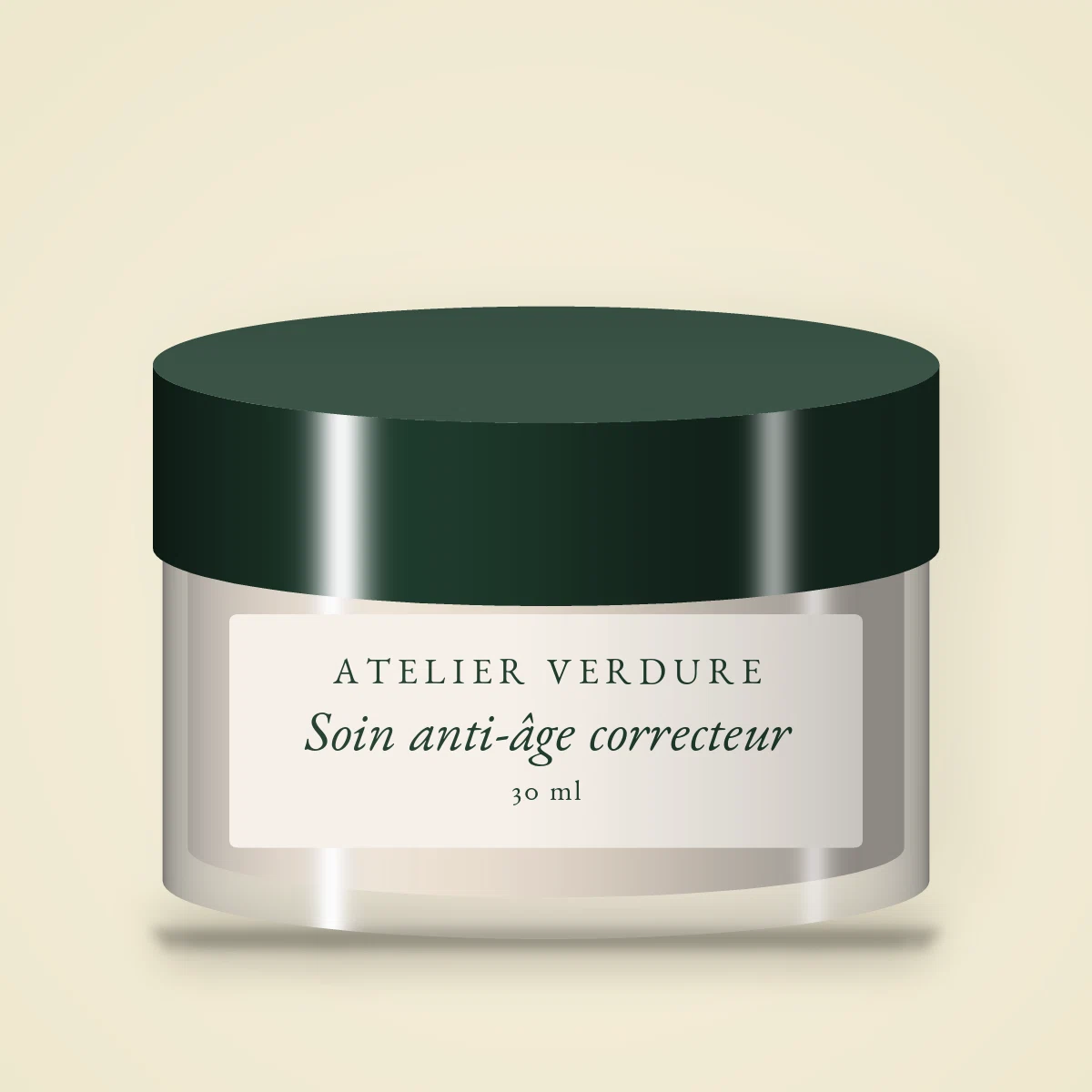 Soin anti-âge correcteur à l'huile de cameline – Atelier Verdure, pot 30 ml