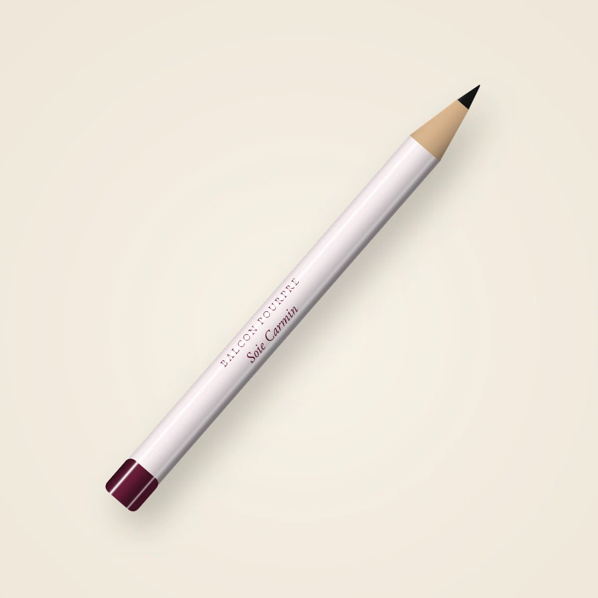 Eyeliner Soie Carmin à l'huile de ricin – Balcon Pourpre, crayon 0,3 g, teinte Noir