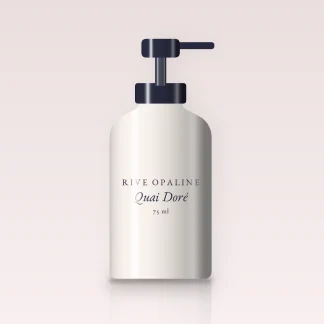 Quai Doré crème hydratante désaltérante – Rive Opaline, flacon-pompe 75 ml