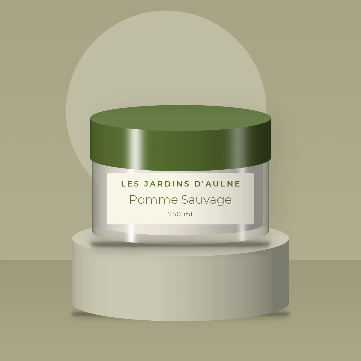 Masque capillaire lissant Pomme Sauvage – Les Jardins d'Aulne, photo d'ambiance