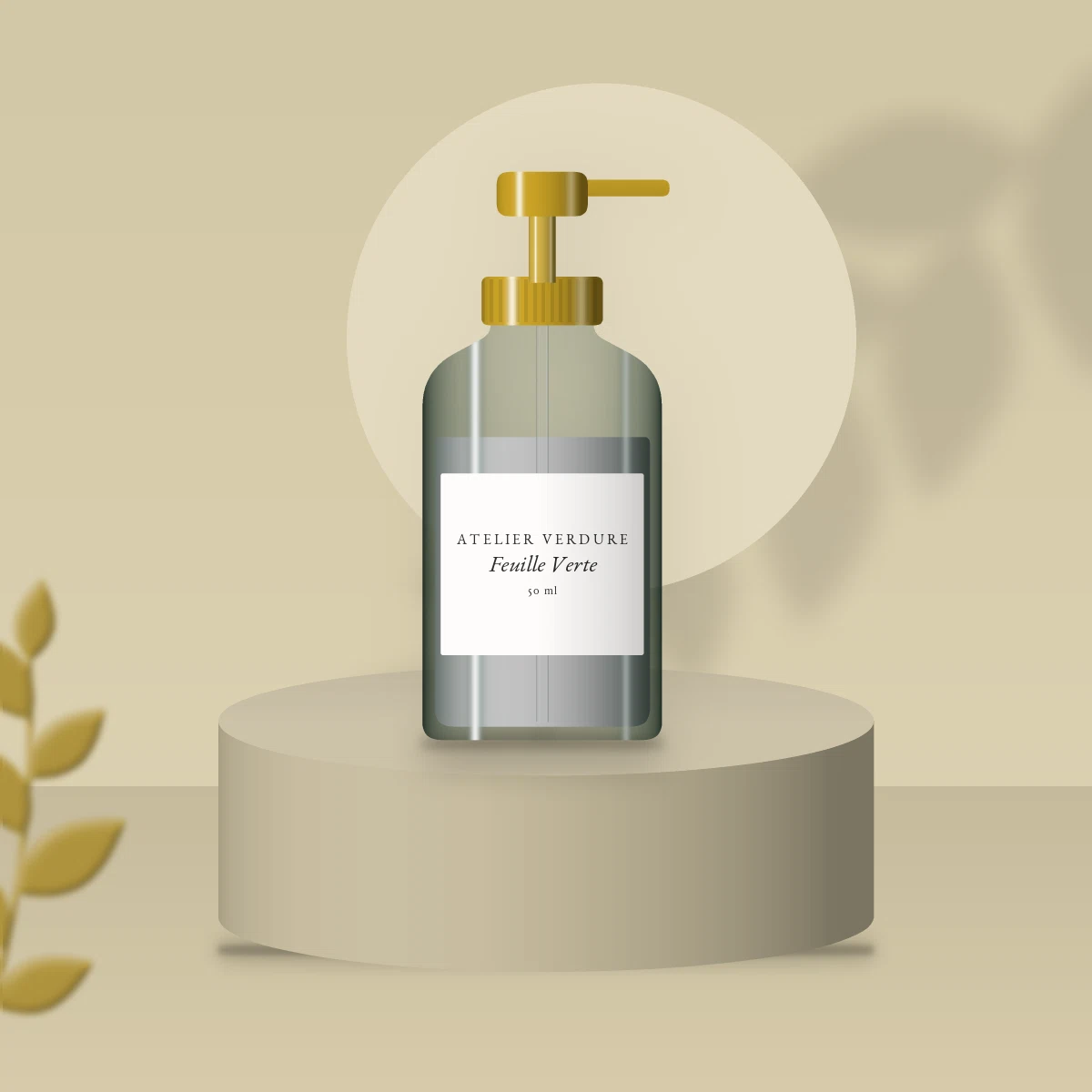 Crème hydratante veloutée Feuille Verte – Atelier Verdure, photo d'ambiance