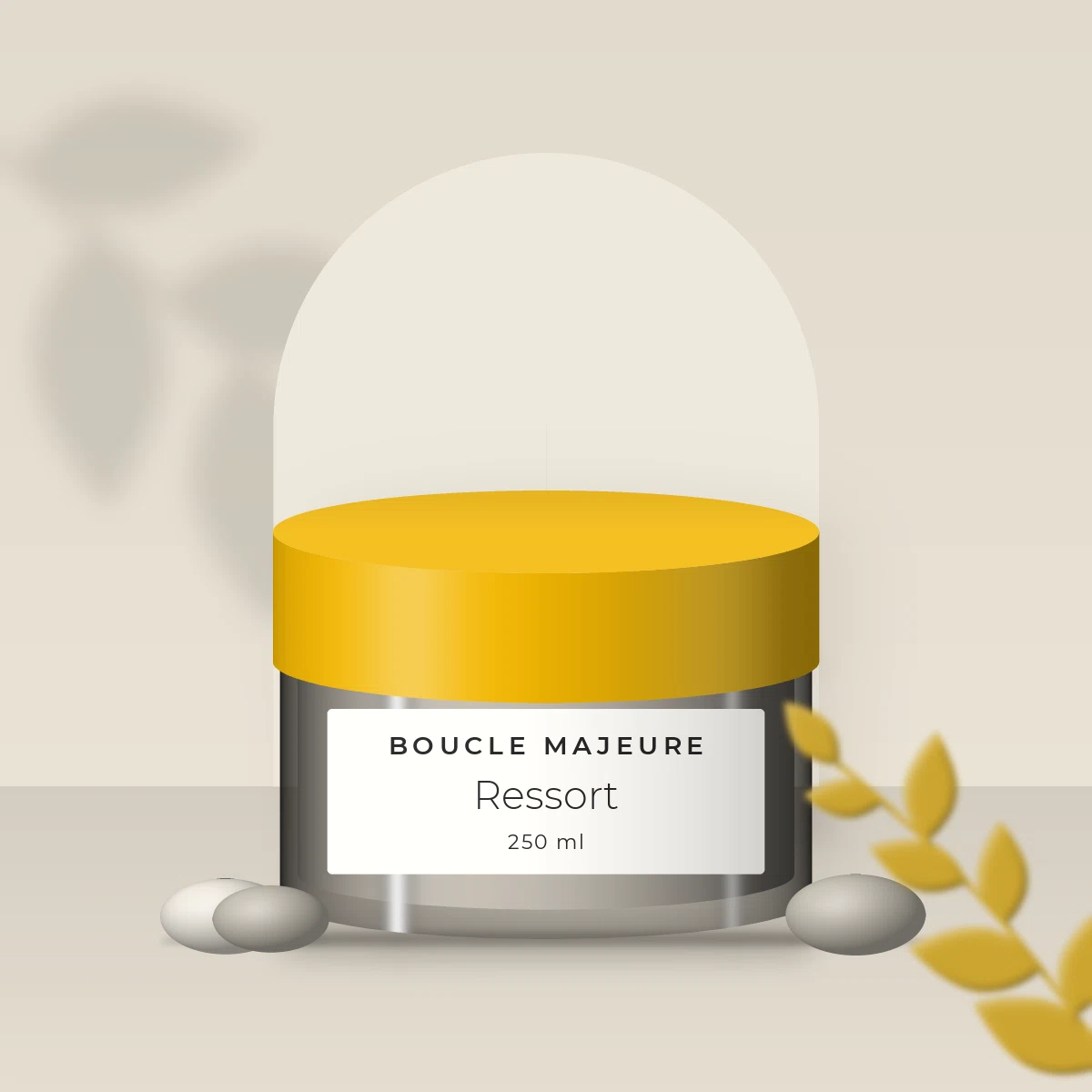Masque capillaire riche Ressort – Boucle Majeure, photo d'ambiance