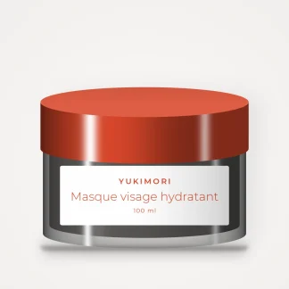 Masque visage hydratant à l'aloe vera – Yukimori, pot 100 ml