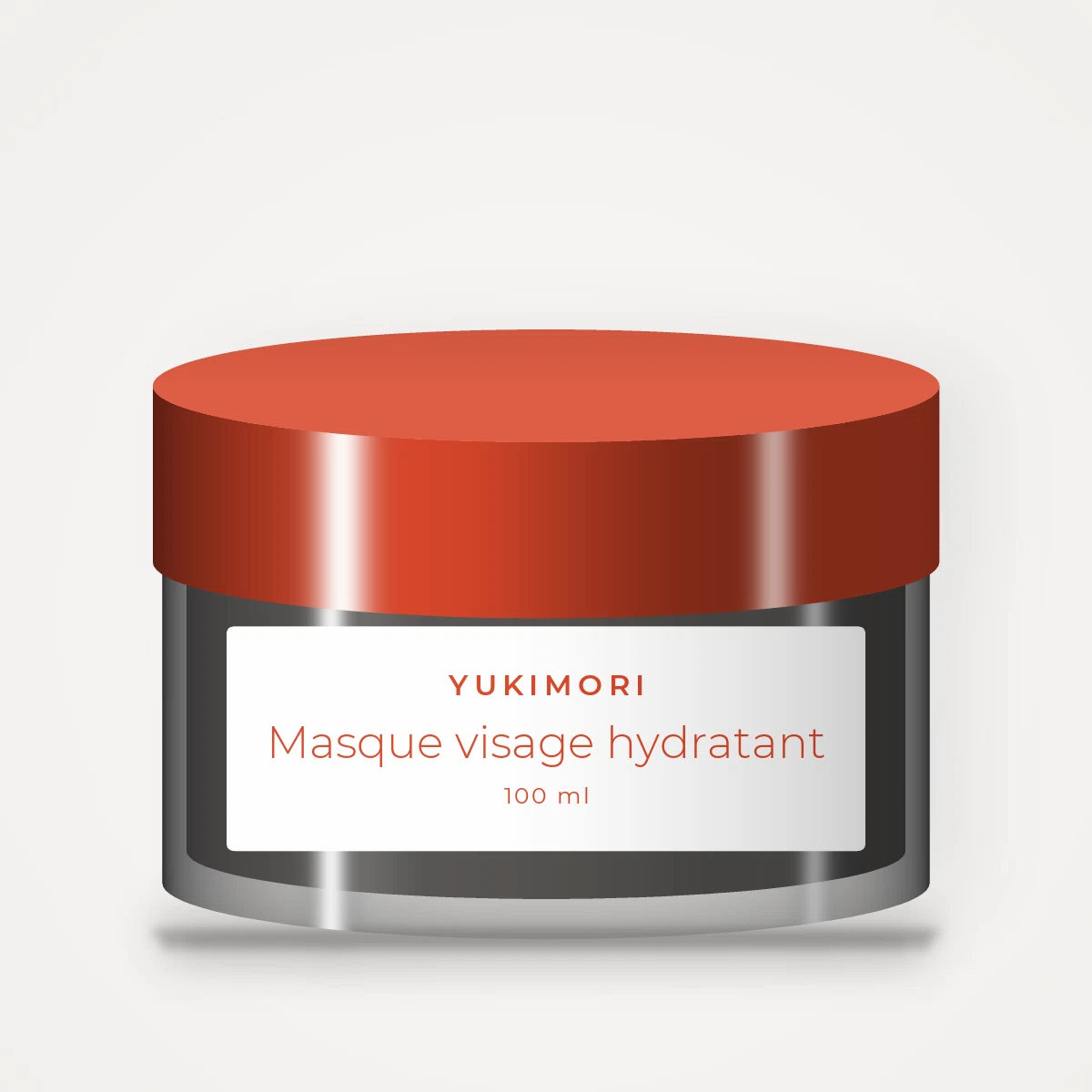 Masque visage hydratant à l'aloe vera – Yukimori, pot 100 ml