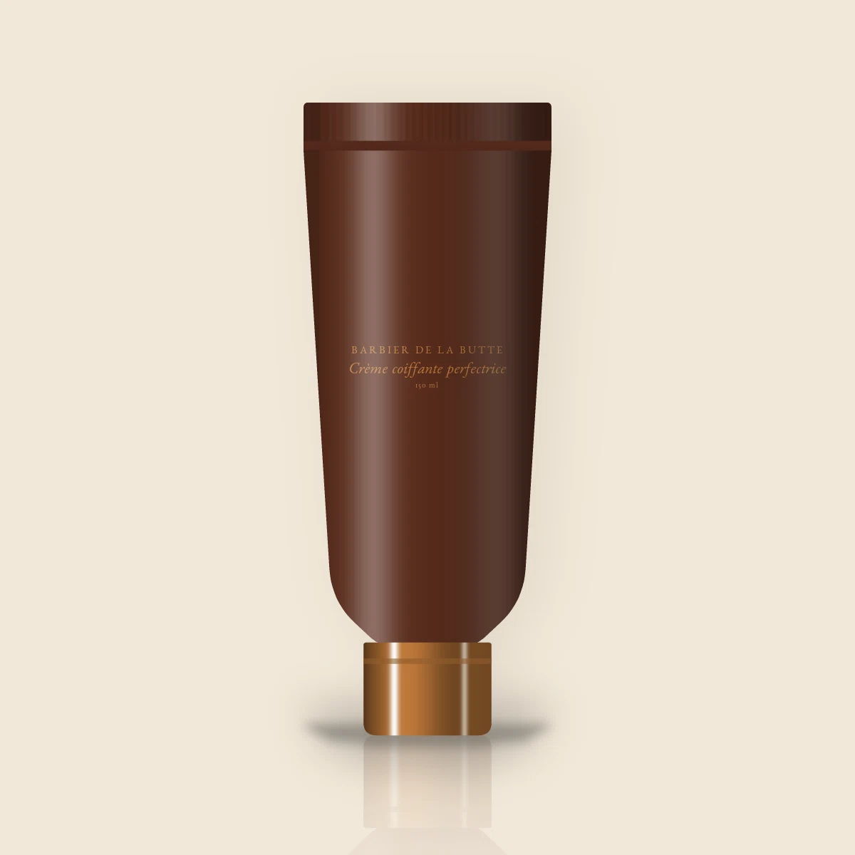 Crème coiffante perfectrice à la cire de carnauba – Barbier de la Butte, tube 150 ml