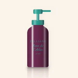Sérum réconfortant Rose de l'Atlas – Zelliane, flacon-pompe 50 ml