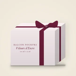 Coffret Velours d'Encre au néroli – Balcon Pourpre, 100 ml + 75 ml