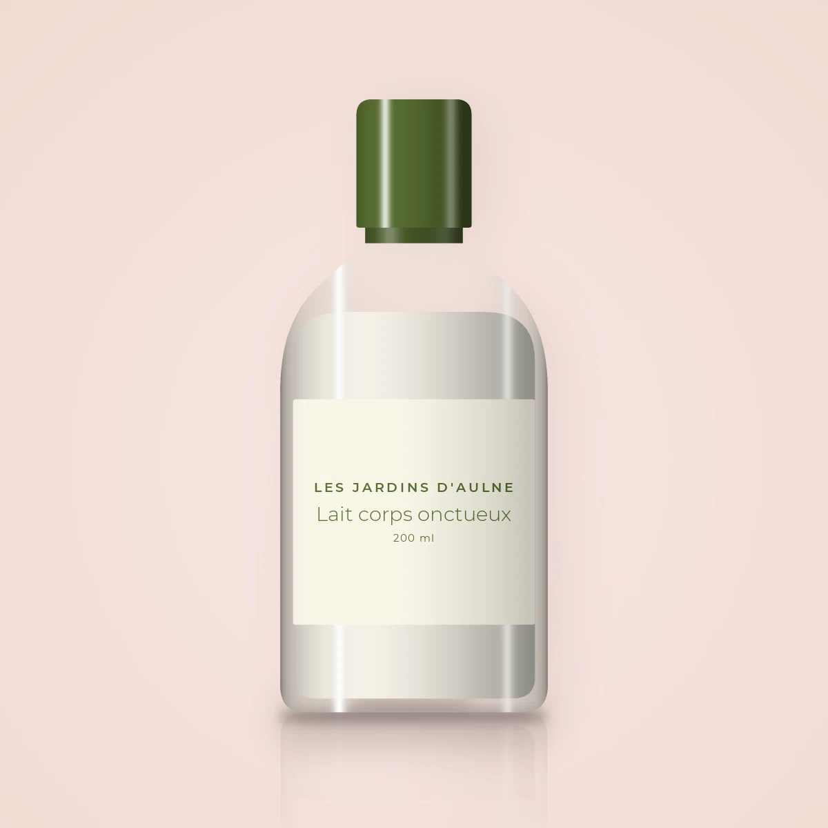 Lait corps onctueux à l'huile de jojoba – Les Jardins d'Aulne, flacon 200 ml