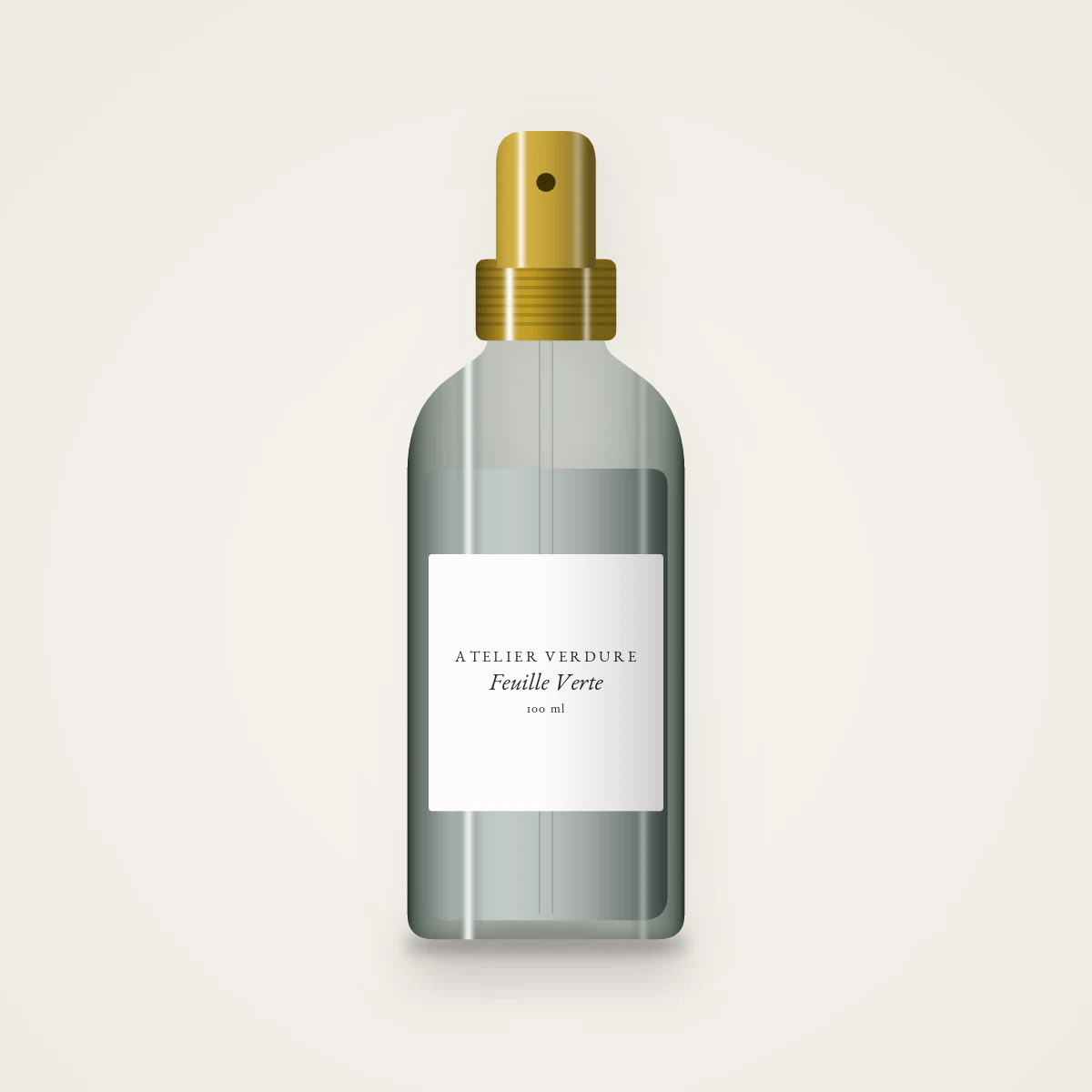 Déodorant Feuille Verte soin tout en douceur – Atelier Verdure, flacon spray 100 ml